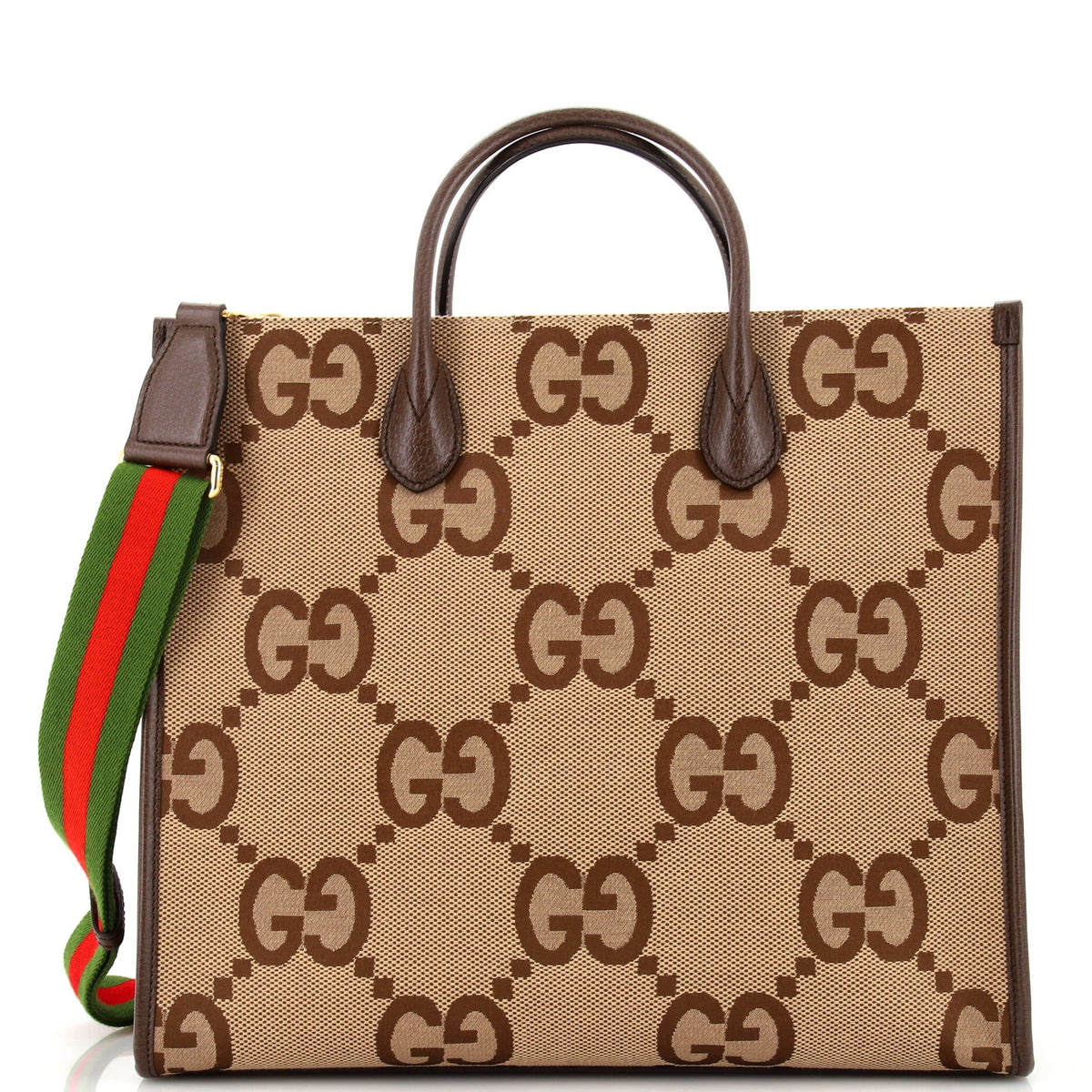 Gucci GUCCI Convertible Tote Jumbo GG Canvas Large