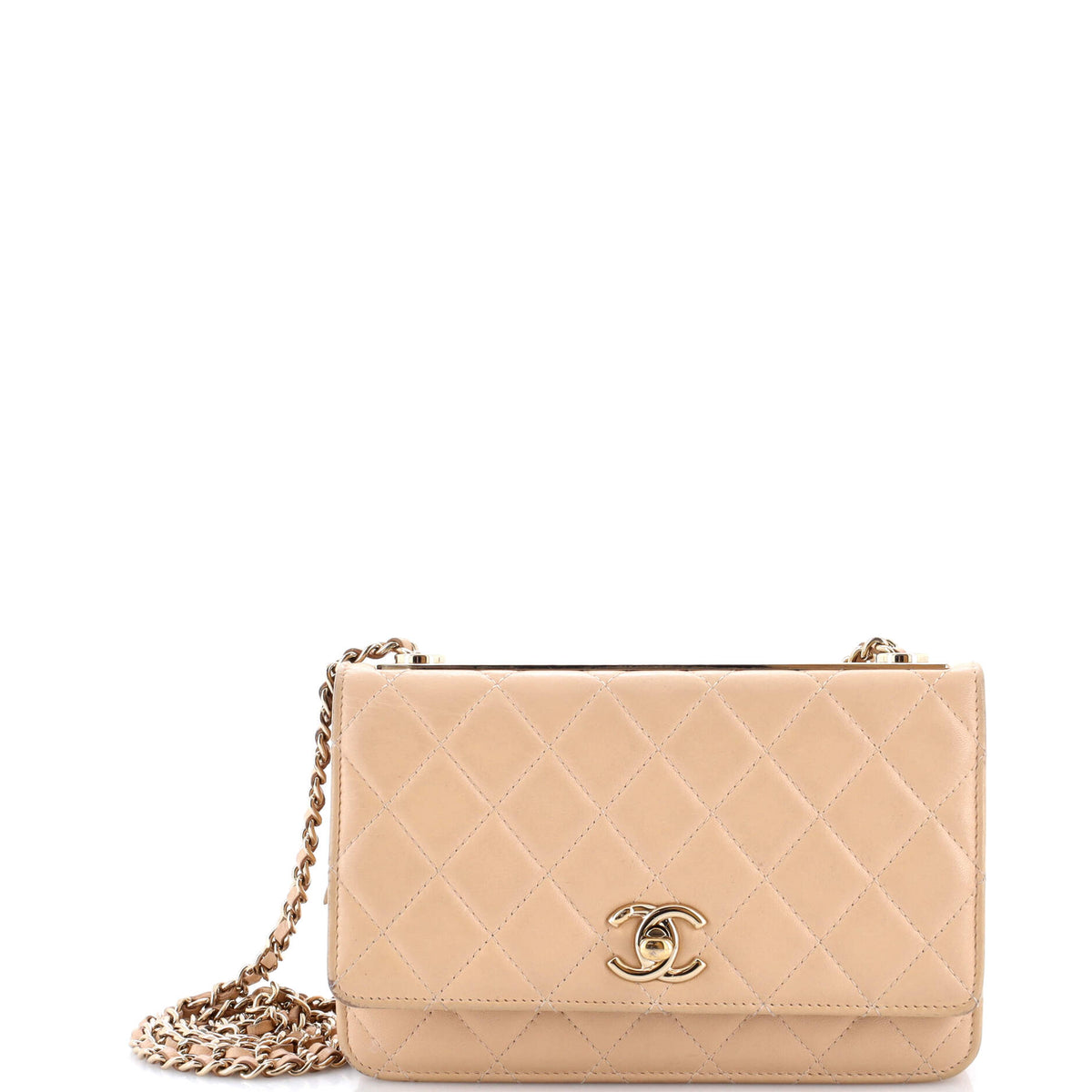 Chanel CHANEL Trendy CC Wallet on Chain NM Quilted Lambskin