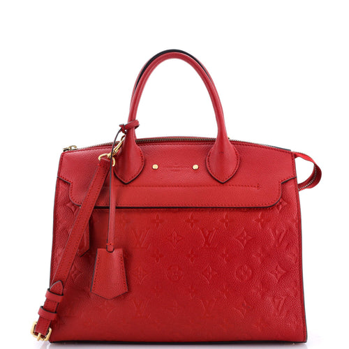 Pont Neuf Handbag Monogram Empreinte Leather MM