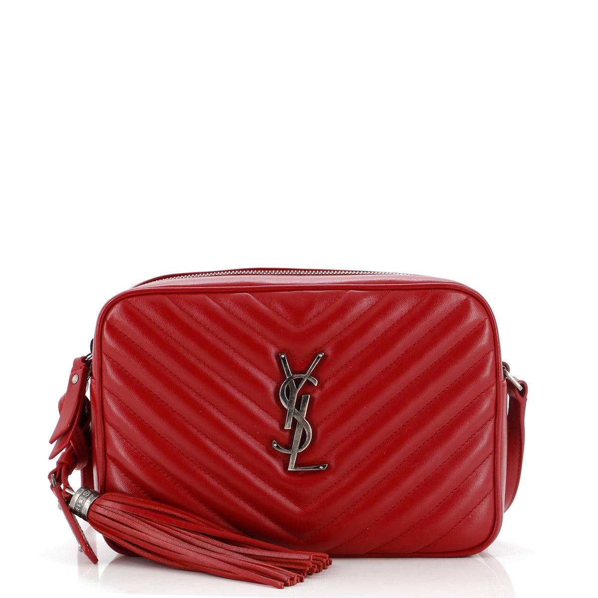 Saint Laurent Lou Camera Bag Matelasse Chevron Leather Small