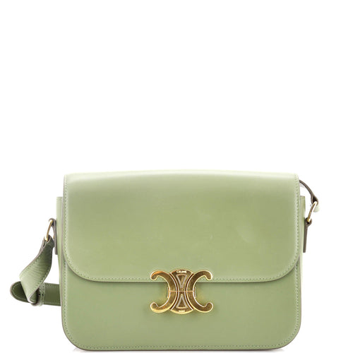 CELINE Triomphe Shoulder Bag Smooth Calfskin Medium