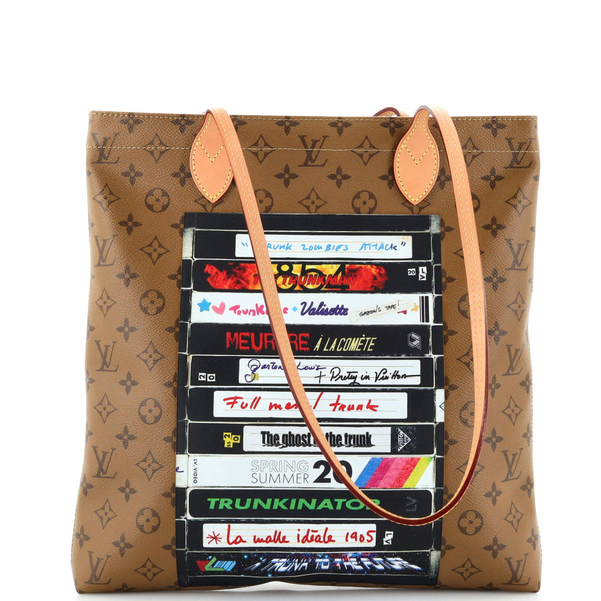 Louis Vuitton Carry It Tote Limited Edition Video Tape Reverse Monogram Canvas