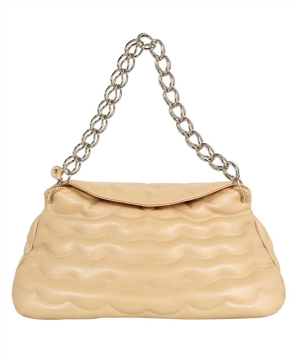 Chloé Women's Juana Leather Shoulder Bag in Beige | CHC21WS275F55 Color 275