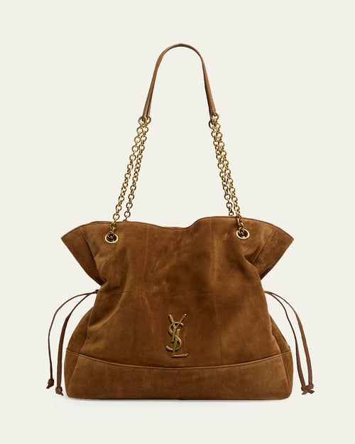 Jamie 4.3 Medium Drawstring Suede Shoulder Bag