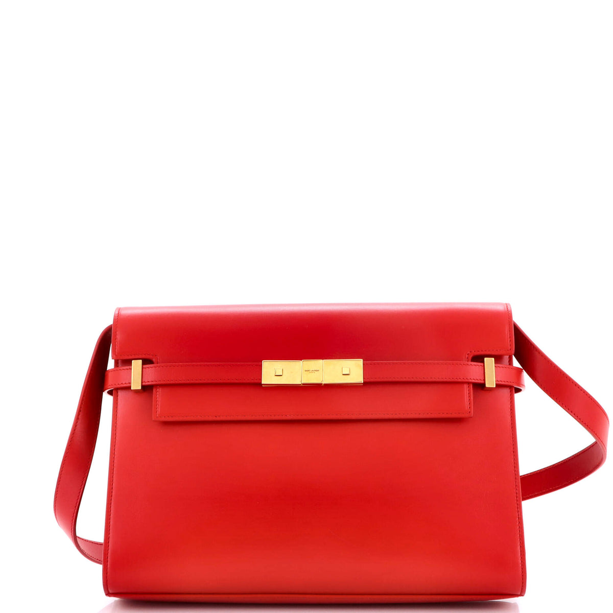 Saint Laurent Manhattan Shoulder Bag Leather Medium