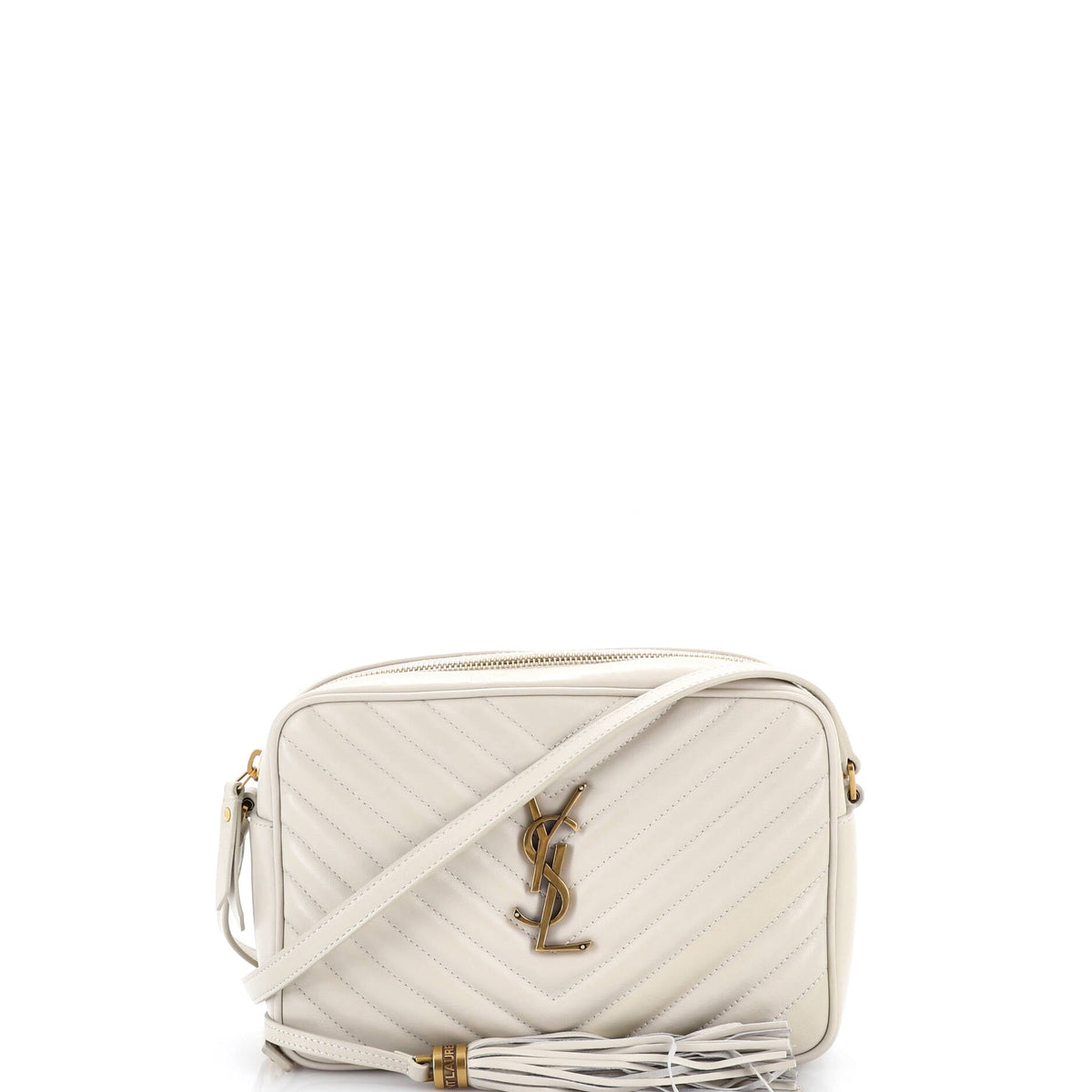 Saint Laurent Lou Camera Bag Matelasse Chevron Leather Small