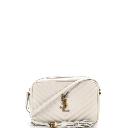 Lou Camera Bag Matelasse Chevron Leather Small