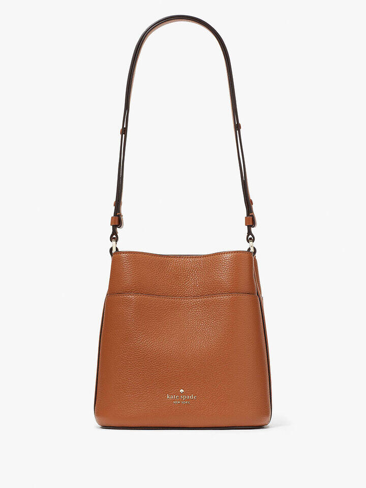 Kate Spade Au Leila Pebbled Leather Small Bucket Bag