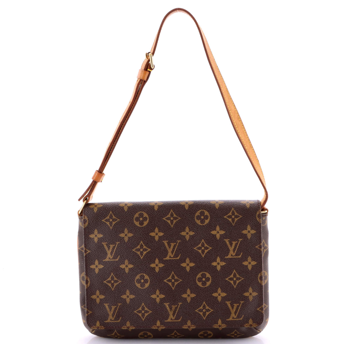 Louis Vuitton Musette Tango Handbag Monogram Canvas