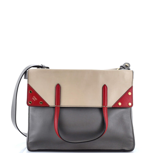 FENDI Flip Tote Leather Regular