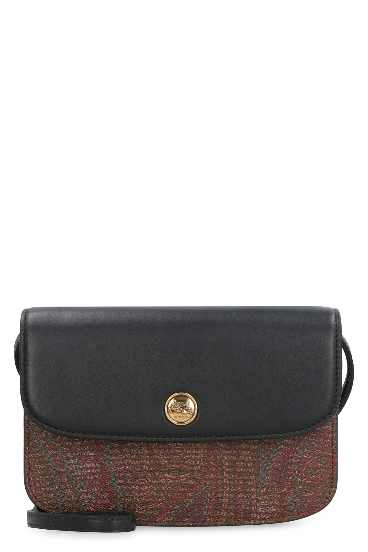 Etro Women's Essential Paisley Print Crossbody Bag in Black | 1P0508502 Color 001