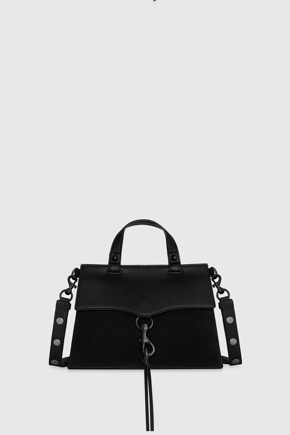 Rebecca Minkoff Keith Small Satchel Bag In Black