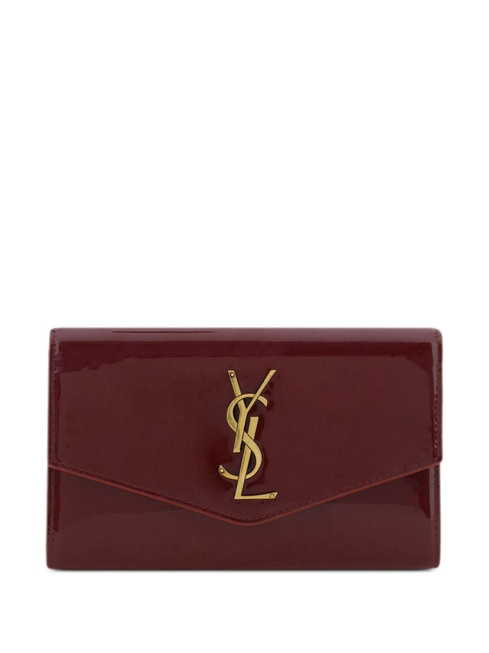 Saint Laurent Women's Uptown Chain Wallet in Redgrenat | 607788BMIIW