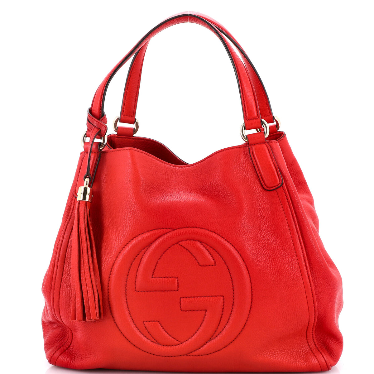 Gucci GUCCI Soho Shoulder Bag Leather Medium