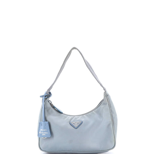 PRADA Re-Edition 2000 Hobo Tessuto Mini