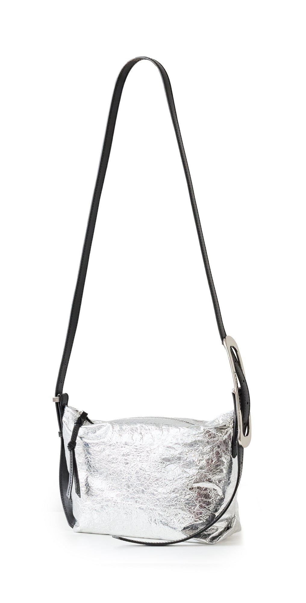 Isabel Marant Leyden Mini Crossbody Bag Silver One Size