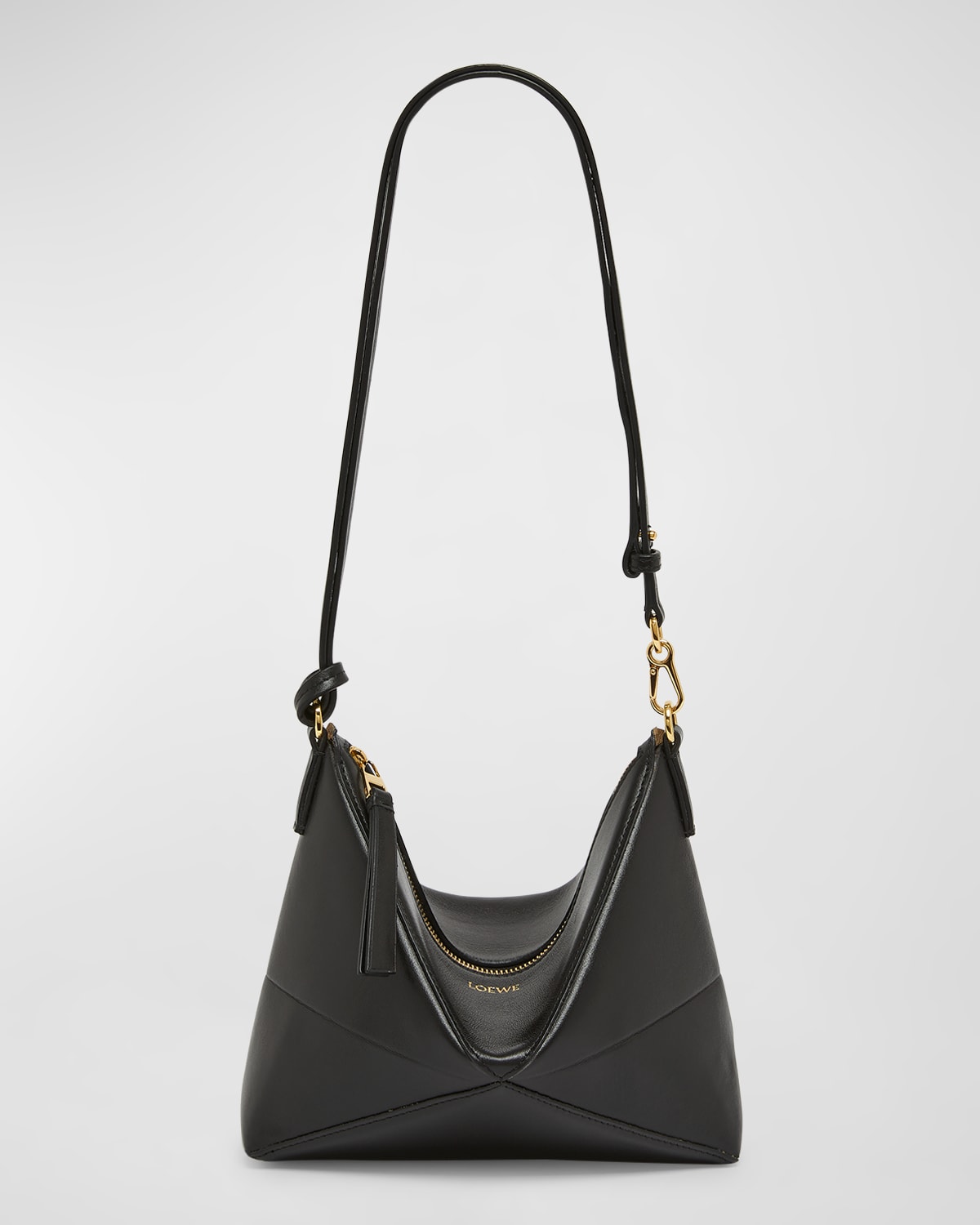 Loewe Puzzle Fold Leather Pouch Shoulder Bag