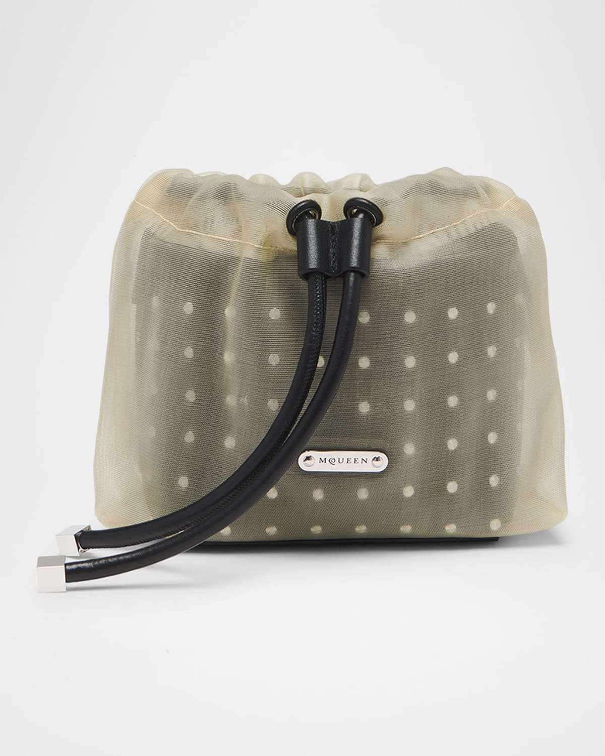 Alexander Mcqueen Nebula Mini Crystal Mesh Crossbody Bag