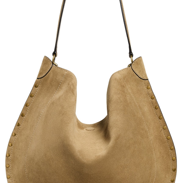Oskan Hobo Soft Shoulder Bag Taupe One Size