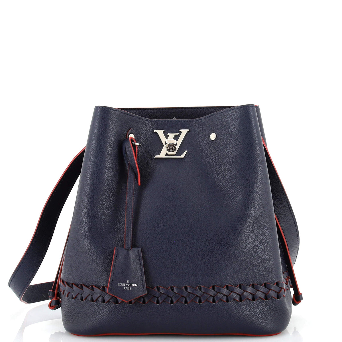 Louis Vuitton Lockme Bucket Bag Braided Leather