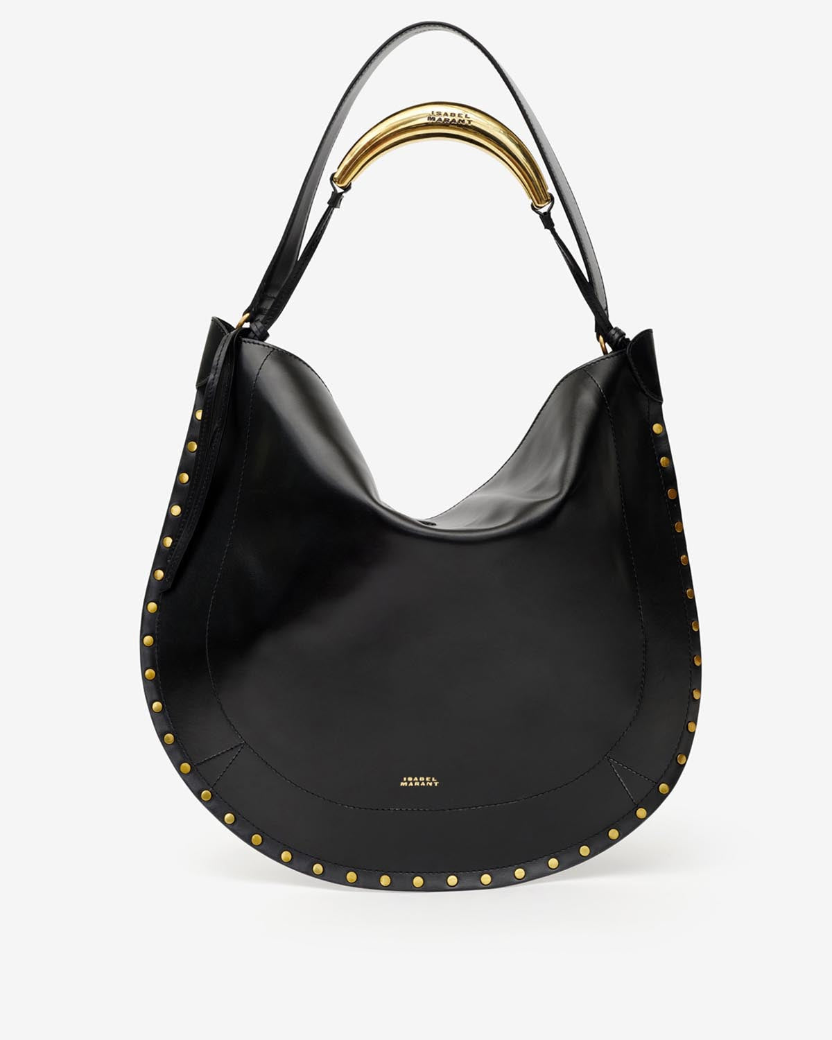 Isabel Marant Sac Oskan Hobo Soft - Femme - Noir Et Dor - Isabel Marant