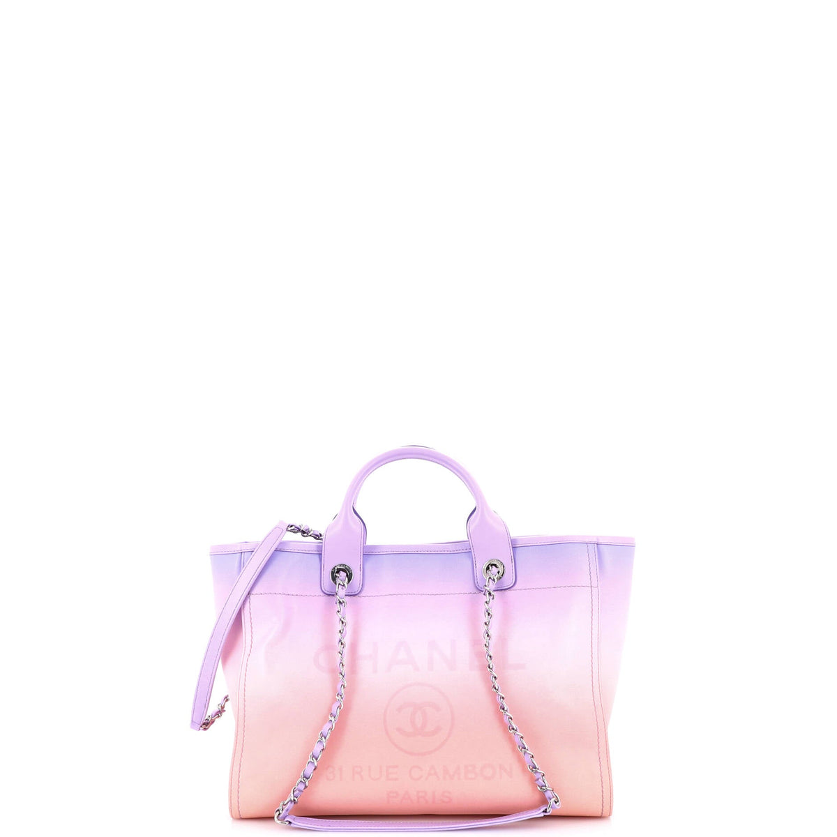 Chanel CHANEL Deauville NM Tote Gradient Leather Small