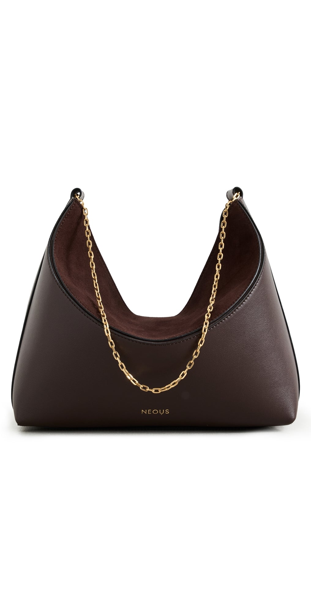 Neous Pavo West Leather/Suede Bag Dark Chocolate One Size