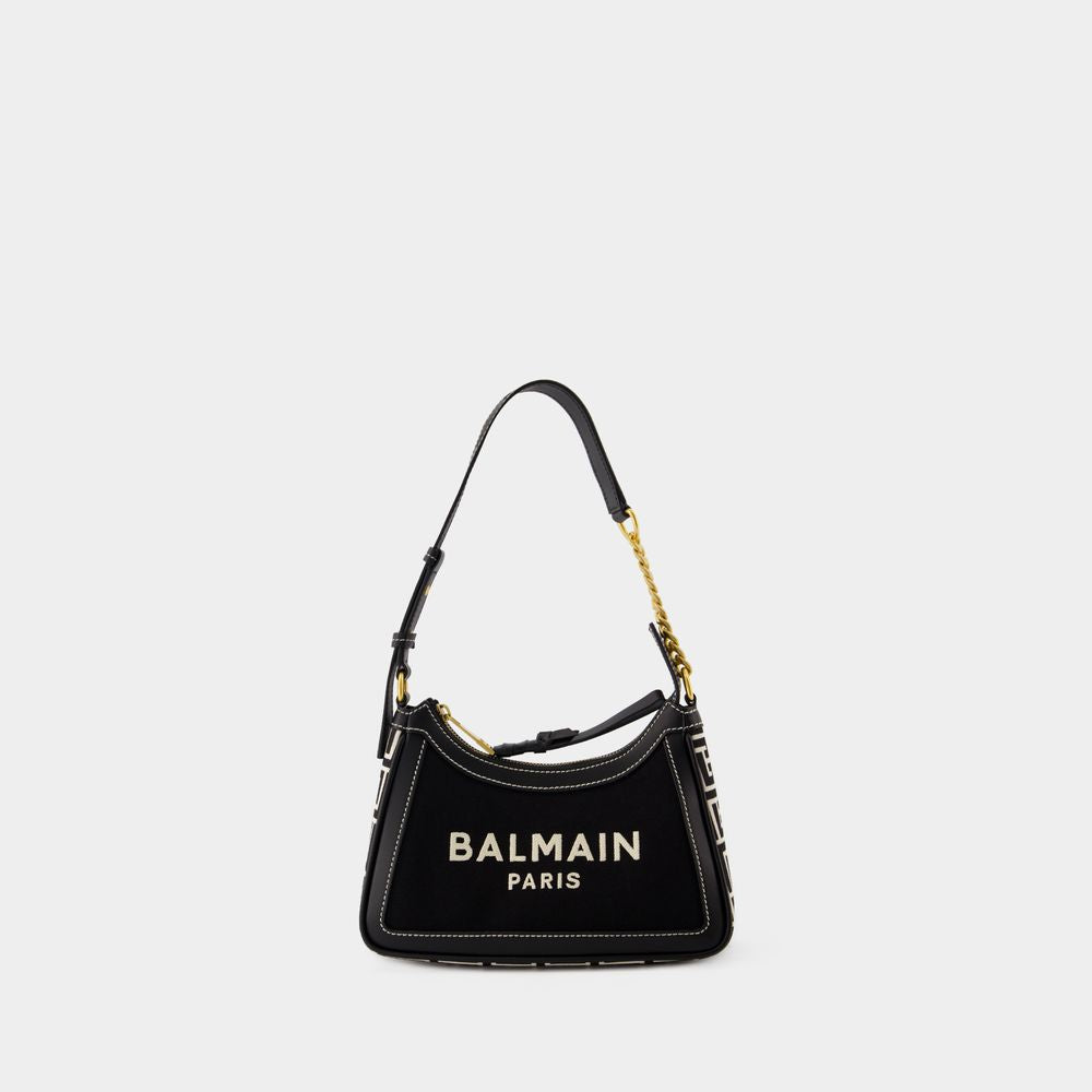 Balmain Women's Army Shoulder Mng Bag in Black | Size UNICA | DN1BT743TCMS