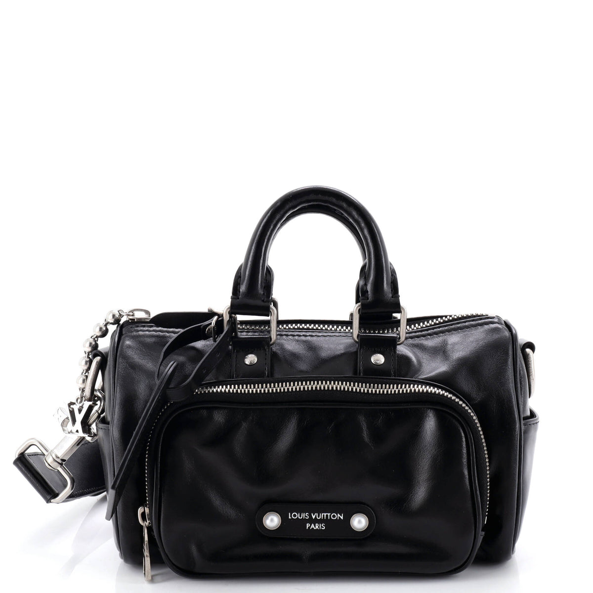 Louis Vuitton Keepall Cargo Bandouliere Bag Calfskin with Monogram Leather 25