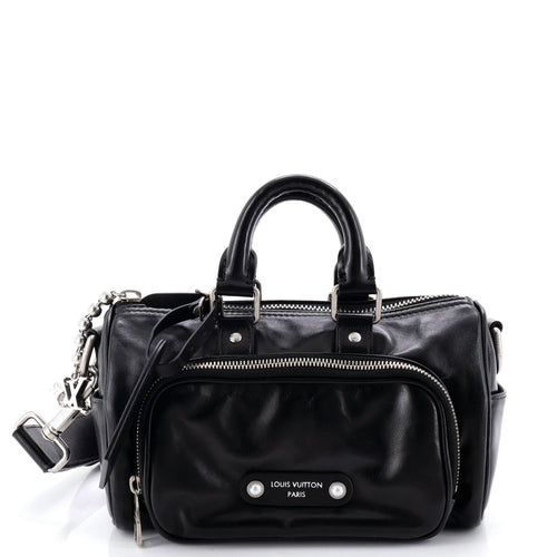 Keepall Cargo Bandouliere Bag Calfskin with Monogram Leather 25