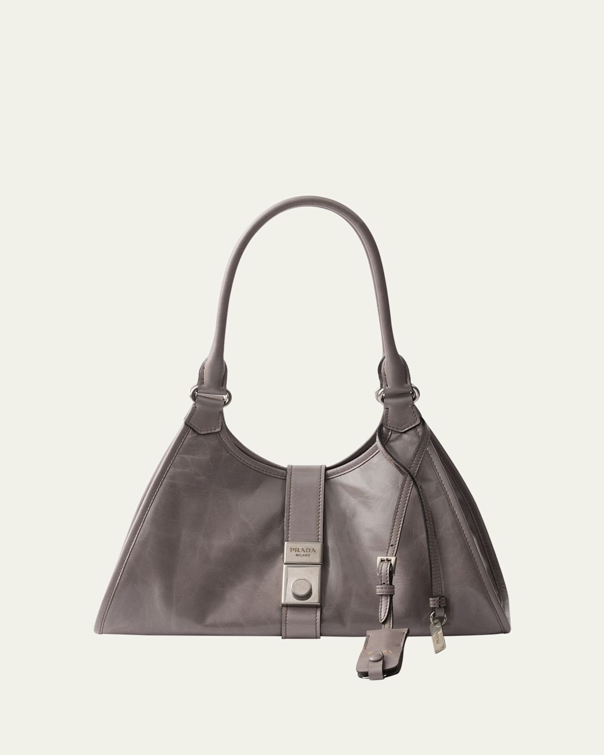 Prada Soft Leather Shoulder Bag