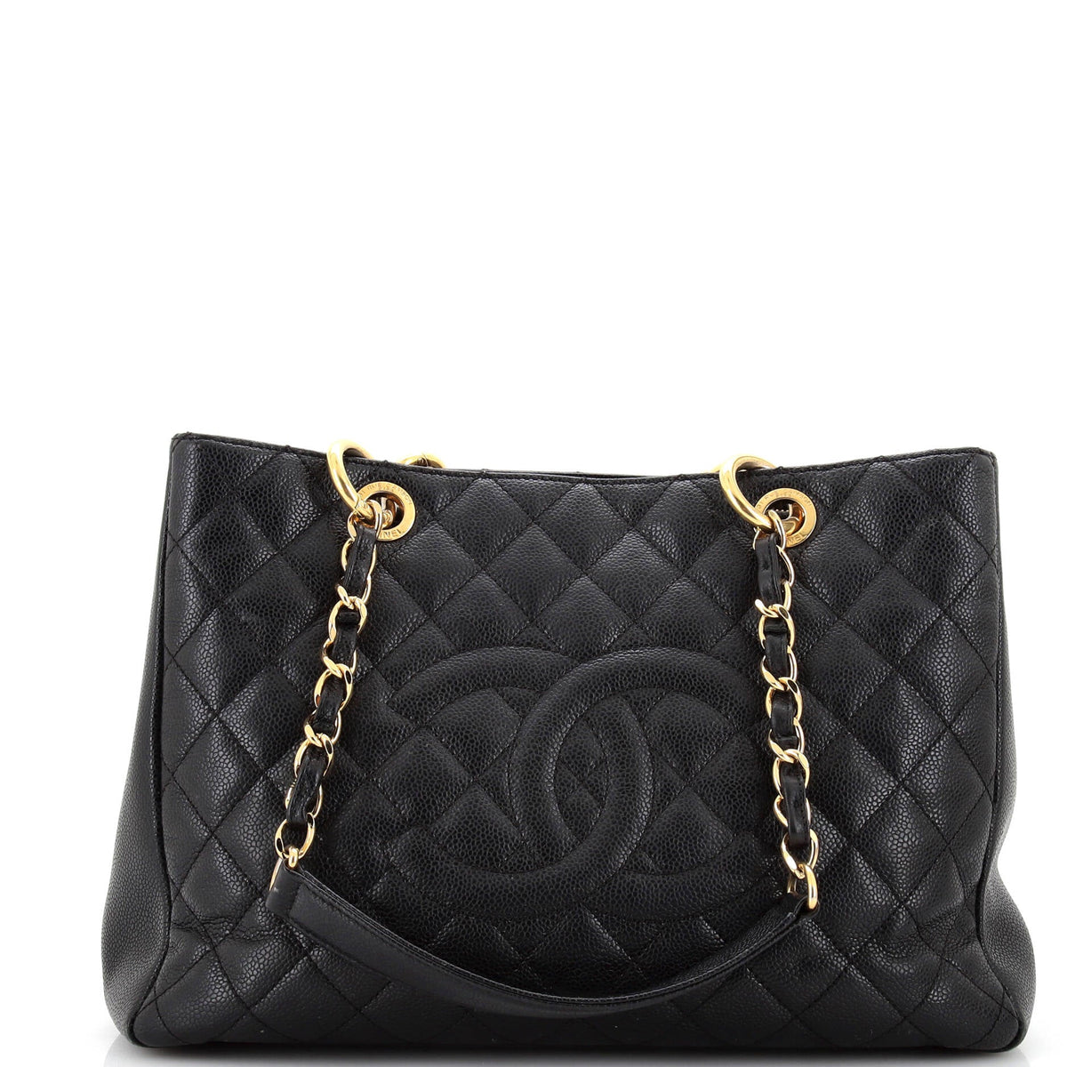 Chanel CHANEL Grand Shopping Tote Quilted Caviar