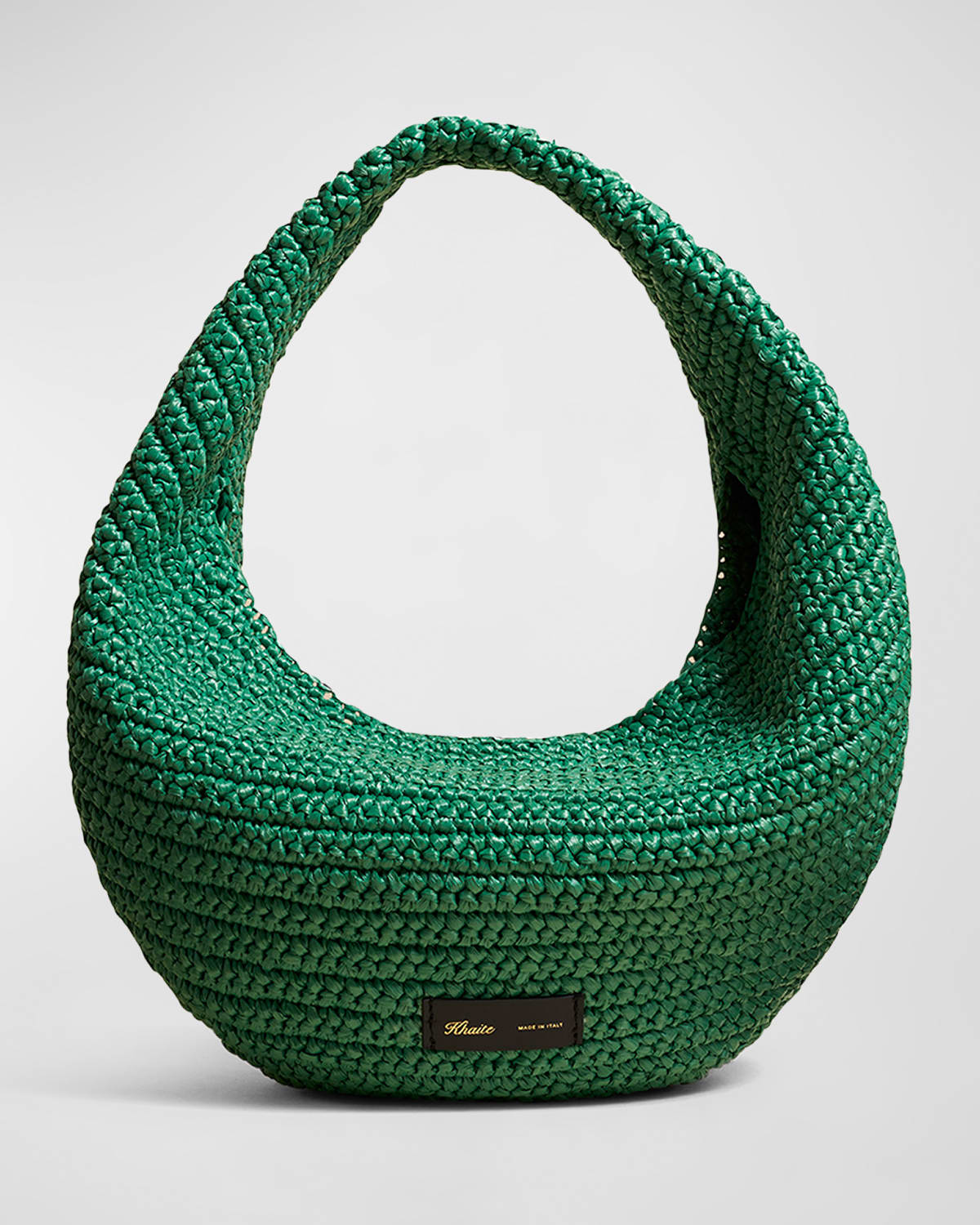 Khaite Olivia Medium Raffia Hobo Bag