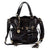 Brown Croc Embossed Leather Premier Flirt Bucket Bag