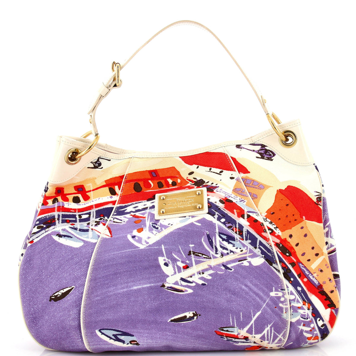 Louis Vuitton Galliera Handbag Riviera Cruise Canvas GM