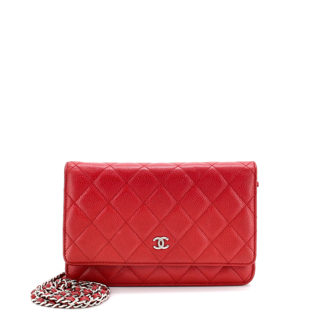 Chanel CHANEL Wallet on Chain Quilted Caviar