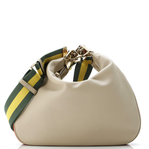 GUCCI Attache Shoulder Bag GG Coated Canvas Medium