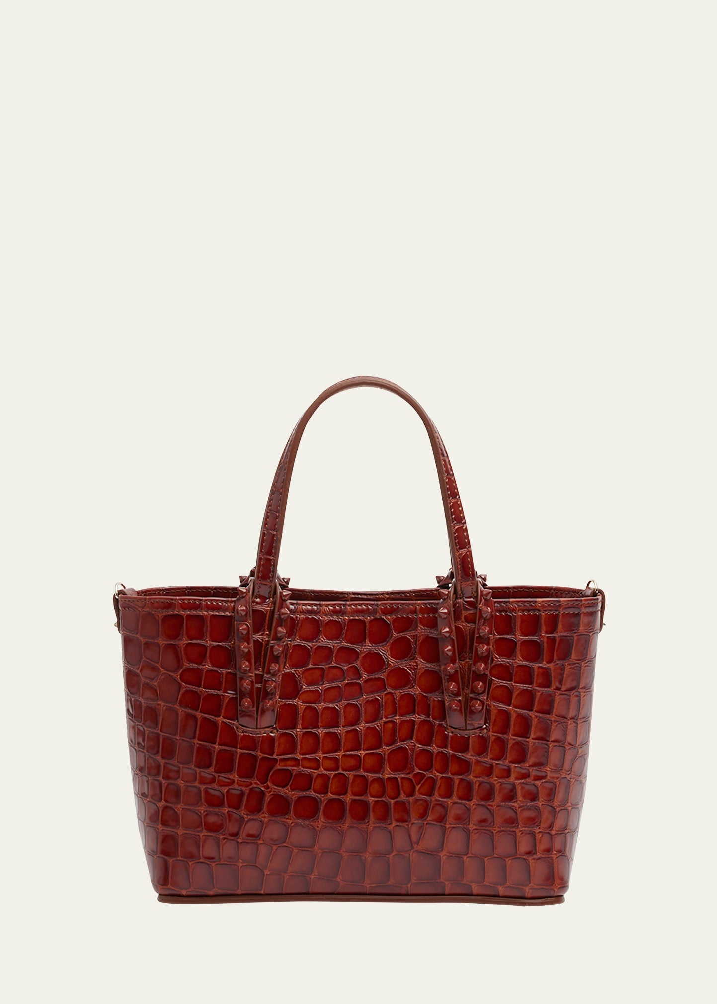 Boss Cabata Mini Alligator-Embossed Tote Bag