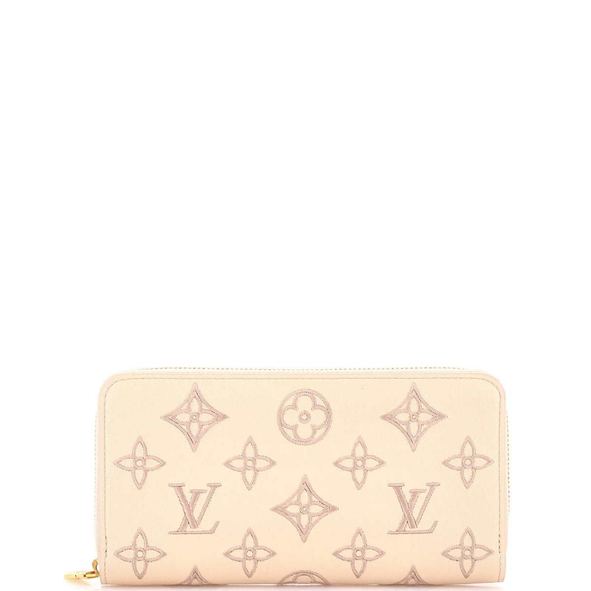 Louis Vuitton Zippy Wallet Monogram Broderie Anglaise Embroidered Leather
