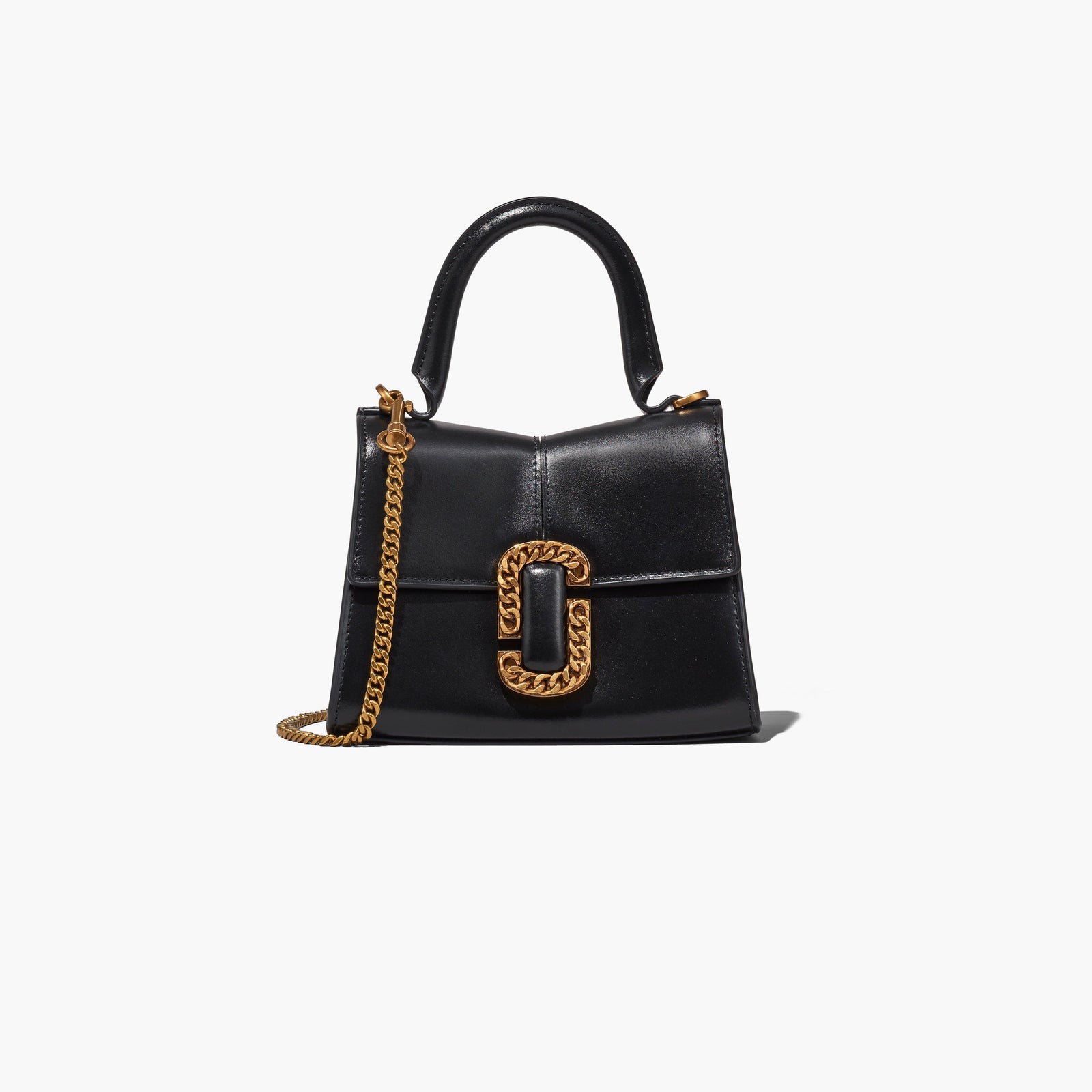 Marc Jacobs The St. Marc Mini Top Handle Bag in Black