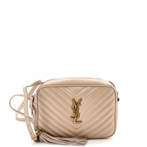 Lou Camera Bag Matelasse Chevron Leather Small