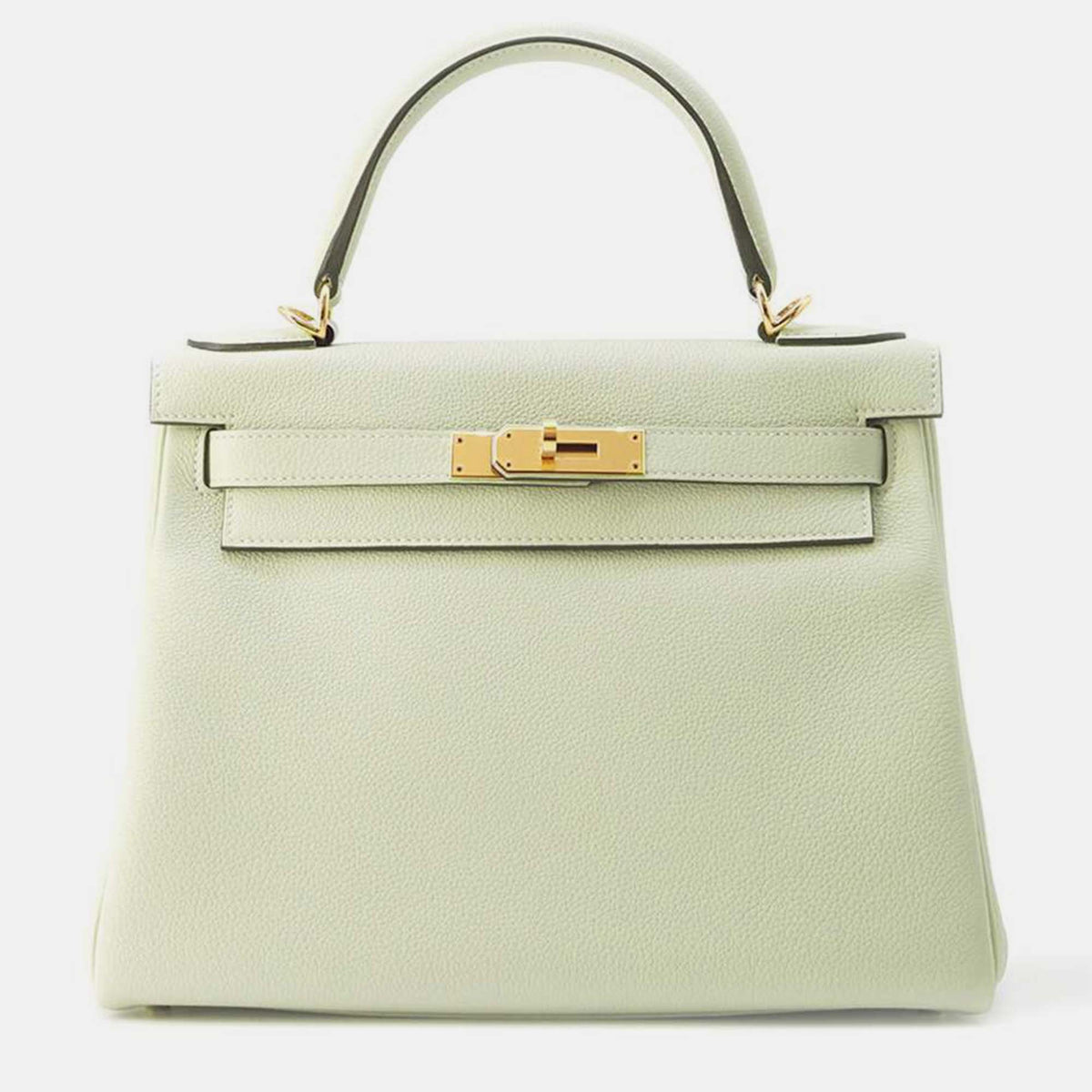 Hermès Retourne Grineve Togo Leather Kelly Bag 28
