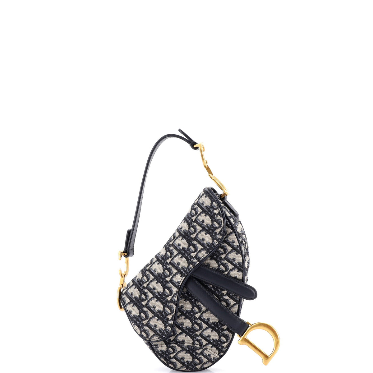Christian Dior Saddle Handbag Oblique Canvas Mini