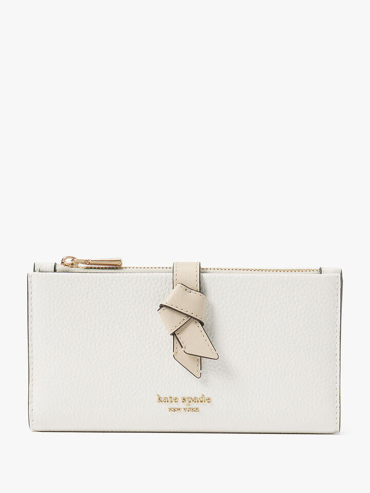 Kate Spade Au Knott Colorblocked Zip Slim Wallet