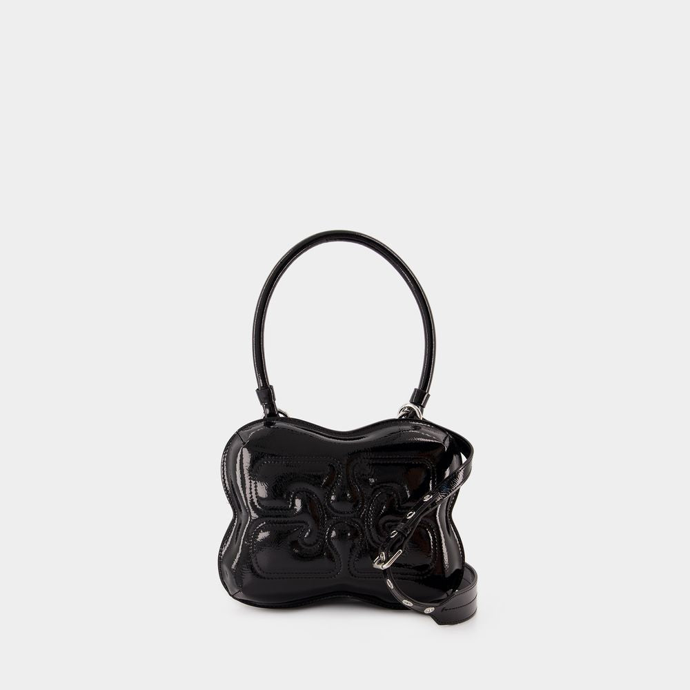Ganni Women's Butterfly Bag in Black | A6288 Color 099
