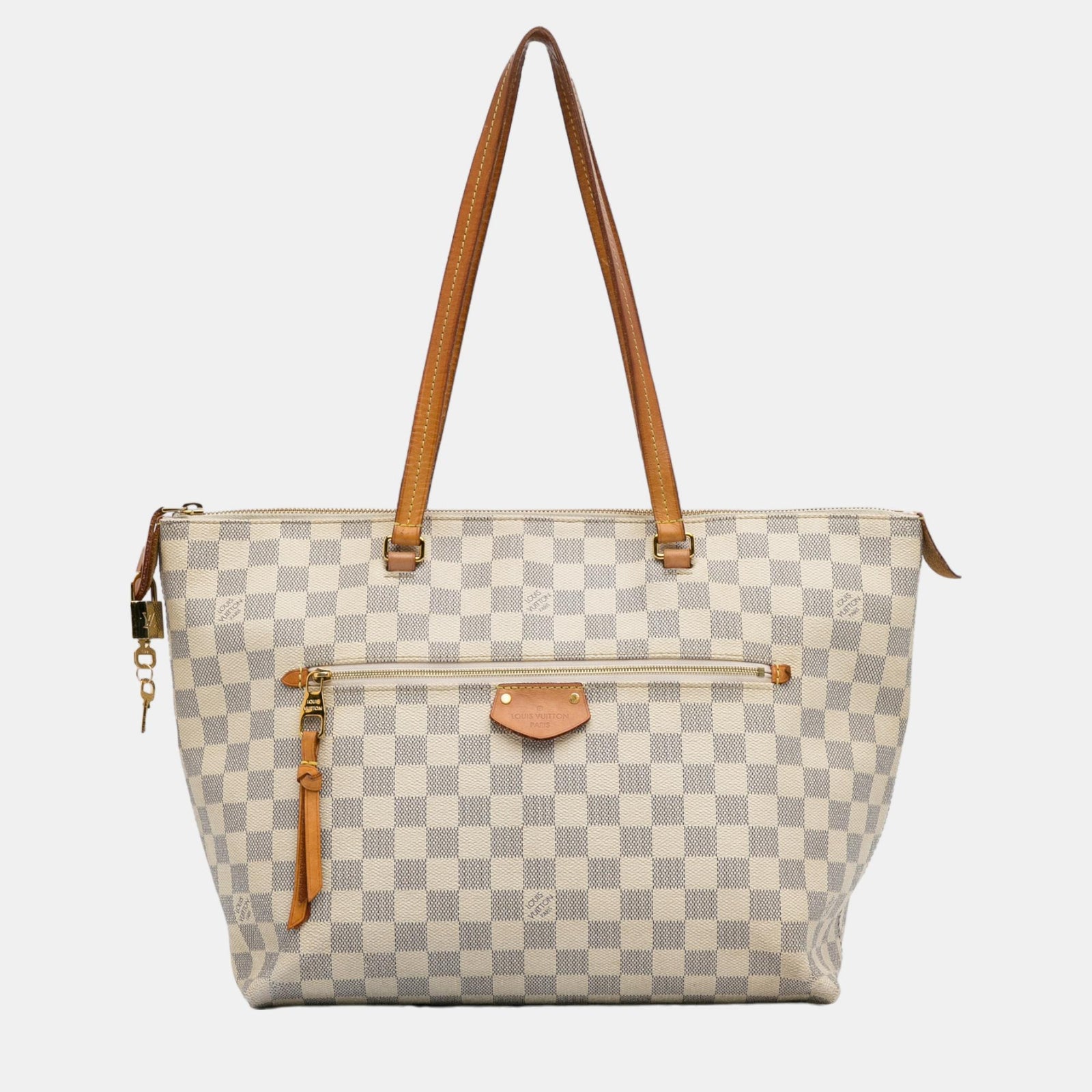 Louis Vuitton Blau/Weiß Damier Azur Iena MM