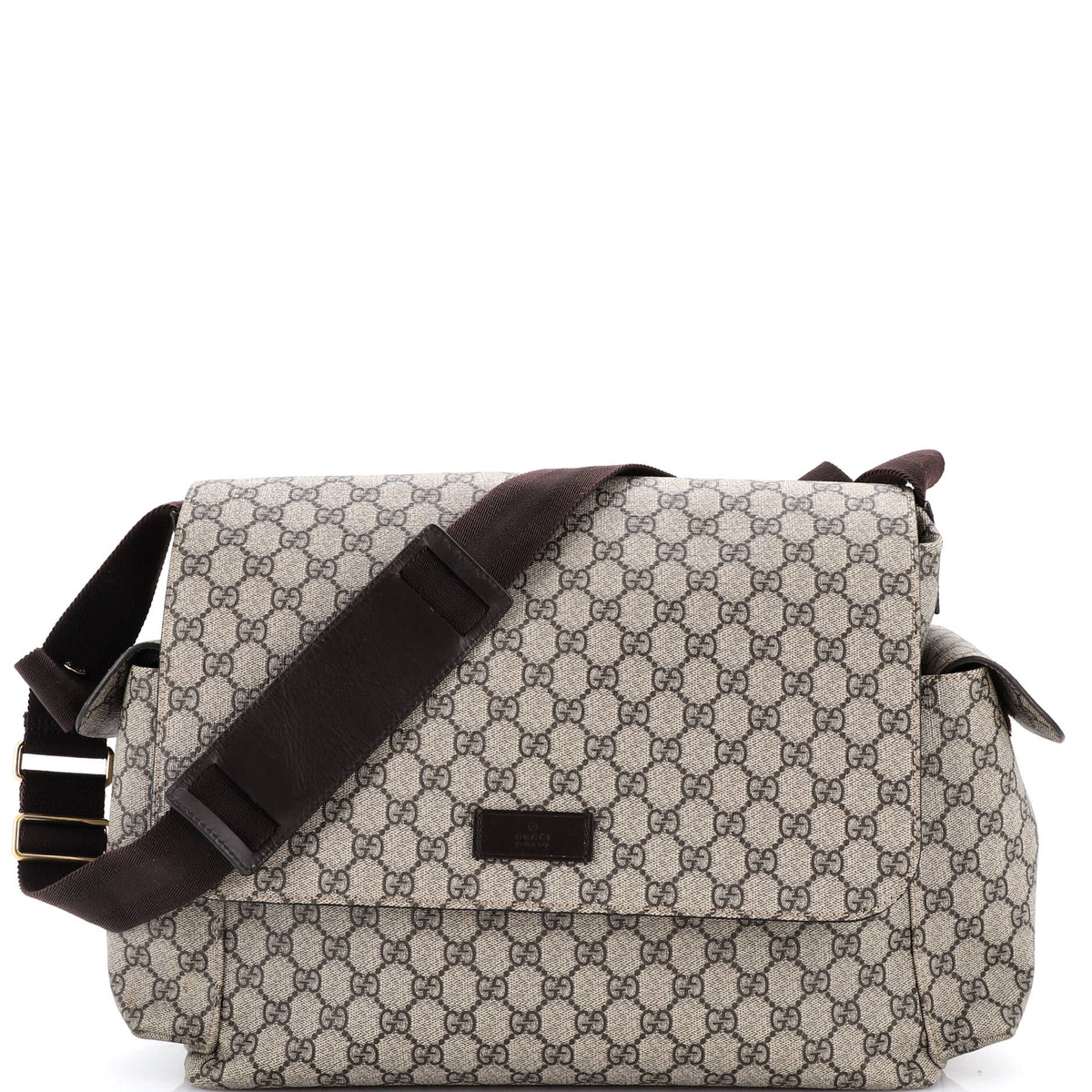 Gucci GUCCI Diaper Bag GG Coated Canvas