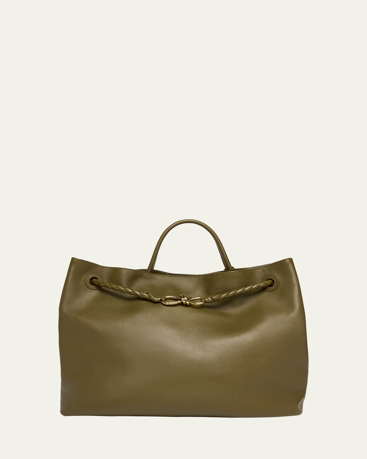 Bottega Veneta Andiamo Large Leather Tote Bag