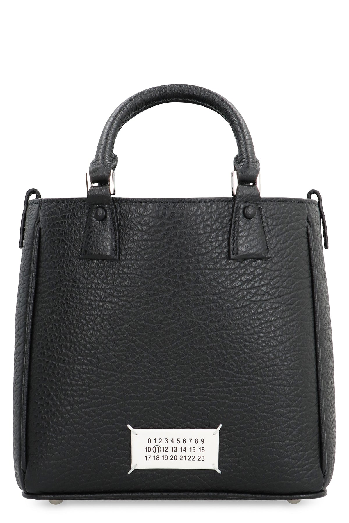 Maison Margiela Women's 5Ac Leather Tote in Black | SB1WG0047P4348 Color T8013