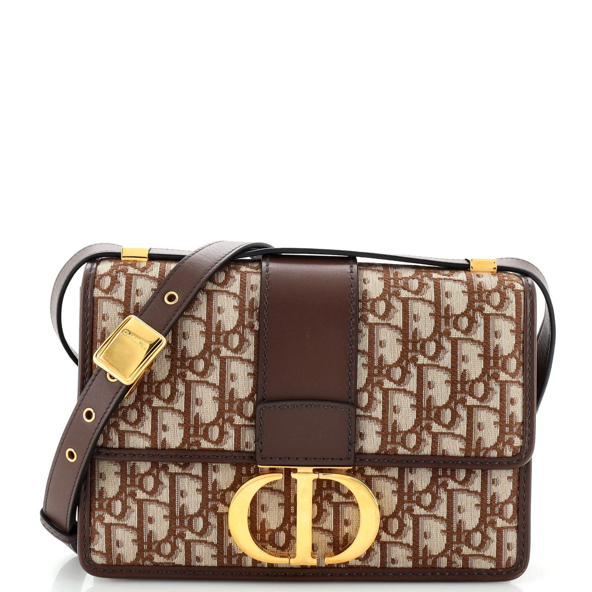 Christian Dior 30 Montaigne Flap Bag Oblique Canvas